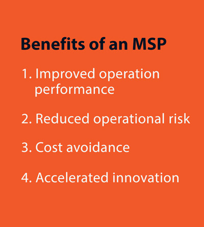 Top 4 benefits of an MSP